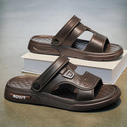 Retro style men dress shoes business casual footwear round toe soft sole anti slip comfortable for street work daily use