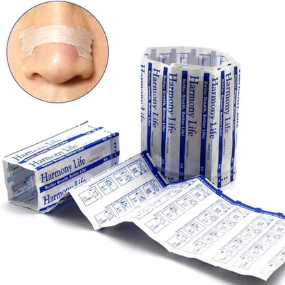 50/100/150/200PCS Breath Nasal Strips  Stop Snoring Nose Patch Good Sleeping Patch Product Easier Breath Sleep Aid Decive
