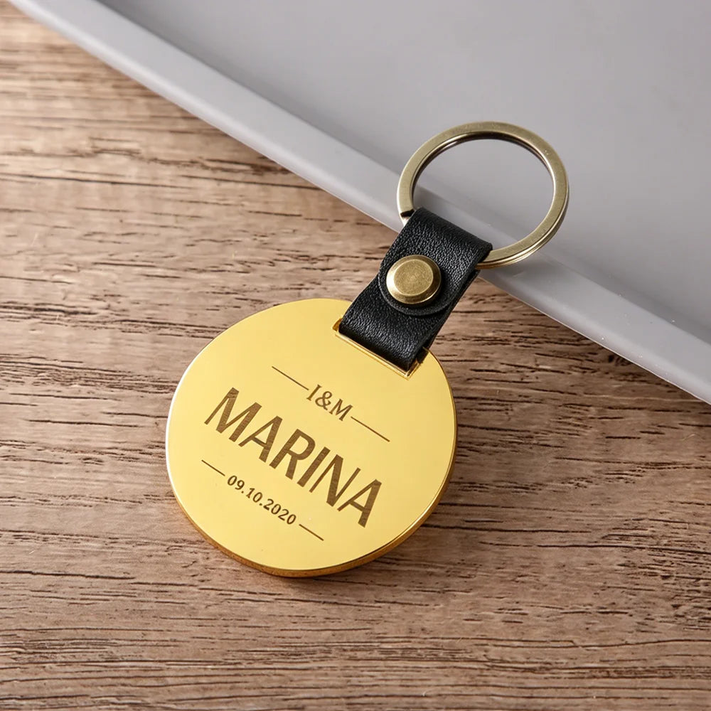 Custom Engraved Wedding Names Wood Key Chain, Custom Gifts for Wedding Gift Key Chain, Birthday, Valentines or Galentines Gift