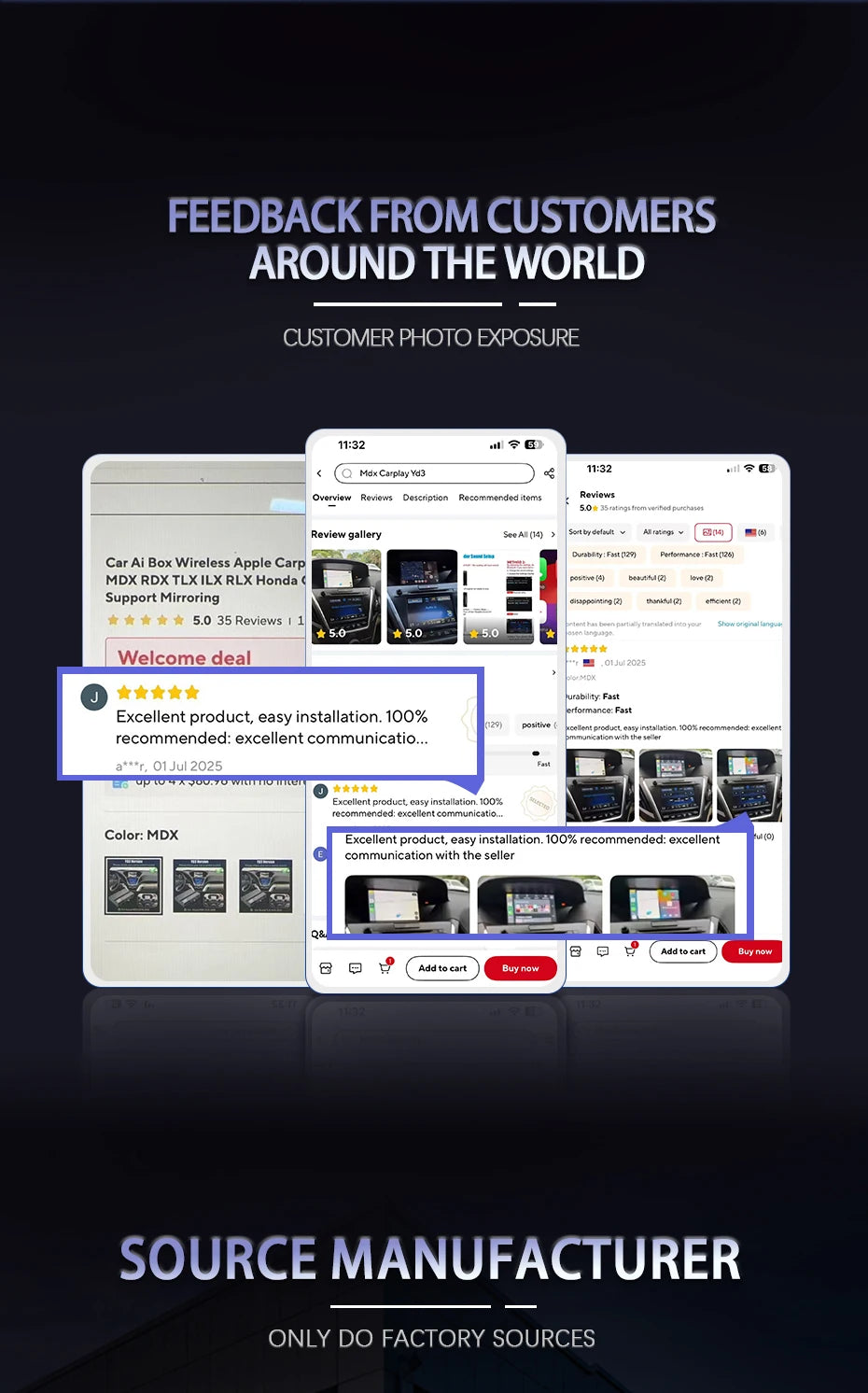 Car Ai Box Wireless Apple Carplay Android Auto For Acura YD3 MDX RDX TLX ILX RLX Honda Odyssey Original Screen Support Mirroring