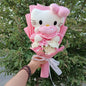 Anime Hello Kitty Cartoon Plush Bouquet Rose Flowers  Soft Plush Doll Home Wedding Decoration Christmas Valentine's Day Gift