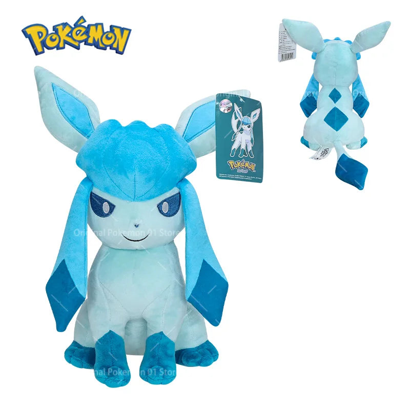Hot Pokemon Plush Sylveon Leafeon Umbreon Vaporeon Glaceon Soft Anime Dolls Throw Pillow Stuffed Animal Birthday Gift for Kids