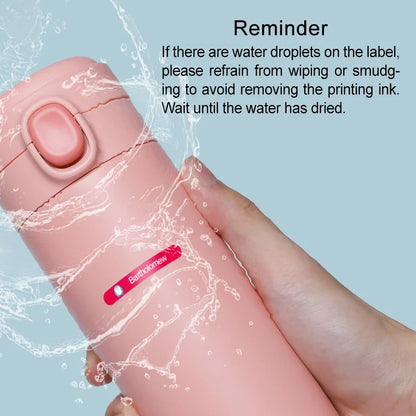 Customizable Name Stickers for Drinkware & Children's Stationery - Waterproof Personalized Labels with Eco-Friendly Adhesive