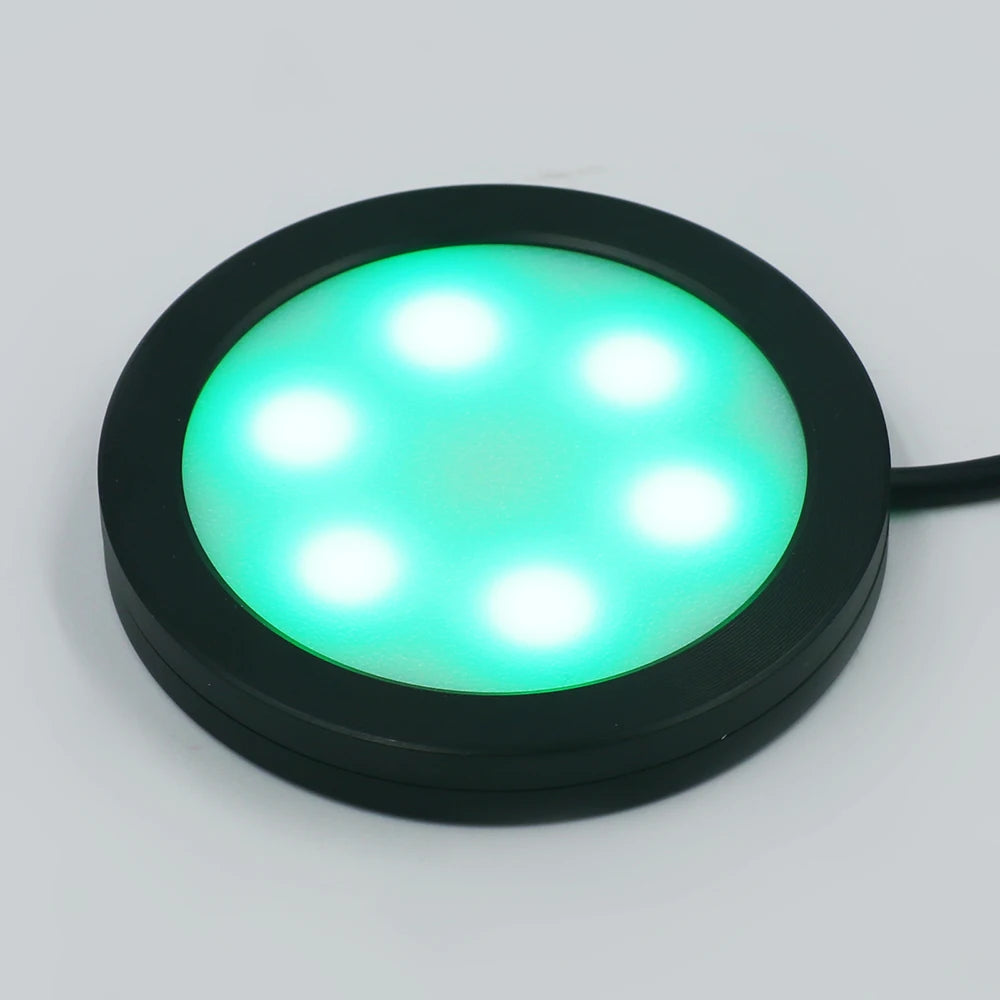 24Key Remote RGB Under Cabinet Light 5V USB Switch 1 2 4 6 Lights Kit Slim Lamp for Kitchen Display Case Home Bar Desk Accent