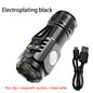 BOOIU Super Bright Flashlight 3 LED Portable Mini Burst Flash Torch Rechargeable Tail Magnet Outdoor Spotlight with Pen Clip