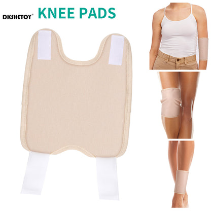 Reusable Castor Oil Pack Organic Knee Pain Compress Wrap Adjustable Pad Self Conditioning Aid Liver Abdomen Muscles Kidneys