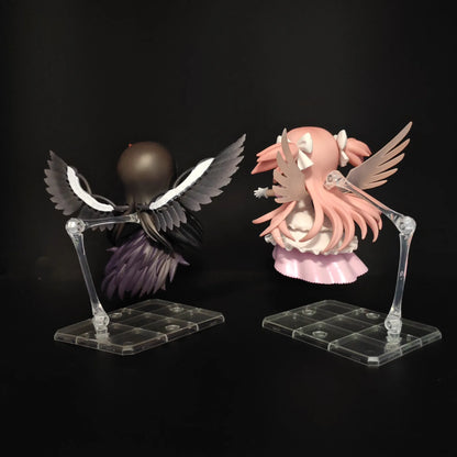 Chibi Puella Magi Madoka Magica Anime Figure Kaname Madoka Akemi Homura Pvc Model Collectible Desktop Decoration For Anime Fans