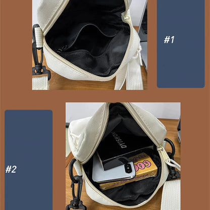 Men’s Women Small Crossbody Shoulder Bag, Lightweight Casual Sling Bag with Multi Zipper Pockets for Travel, Work, Daily Use