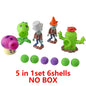 Plants VS Zombies 2 Playset Cactus Peashooter Coconut Cannon Genuine Game Scene Figure Ornaments Soft Silicone Birthday Gift boy