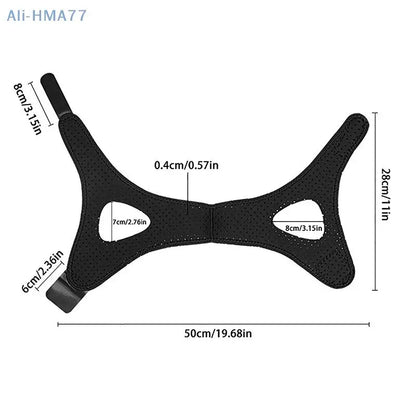 Adjustable New Neoprene Anti Snoring Strap Stop Chin Mouth Guard Treatment Snore Relieve for Sleep