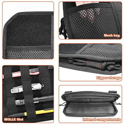 Car Sun Visor Organizer Universal Car Sunshade Storage Clip for Car Accessories Storage Holder Molle Hunting Gears Bag