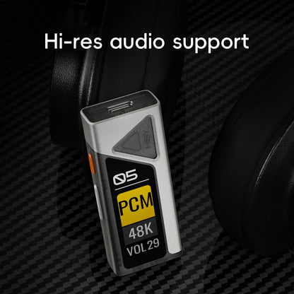 HiBy FC5 HiFi USB DAC Headphone AMP Dual flagship CS43198 DACs Dual SGM8261-5 Amplifiers DSD512 PCM 768kHz/32bit MQA 8x 245mW
