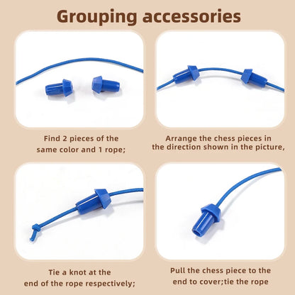 2025 New Rope Breaking Battle Challenge Puzzle Toy Knot Toy Children's Rope Decoding Game Logic Training