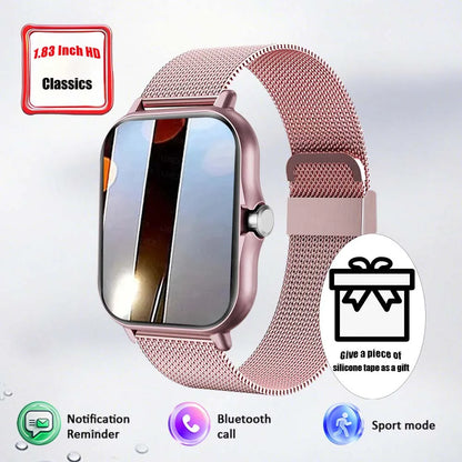 Classic New Smart Watch for Men Women Gift Full Touch Screen Sport Fitness Watch Bluetooth Call Digital Smartwatch Multifunction