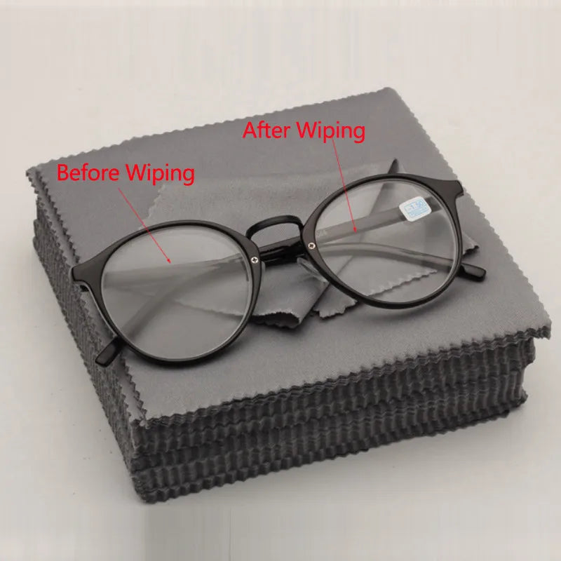 1/20/100/300 pcs/lot Black Microfiber Sunglasses Eyeglasses Cleaning Cloth 13*13cm Glasses Eyewear Clean Lens Cloth Accessories