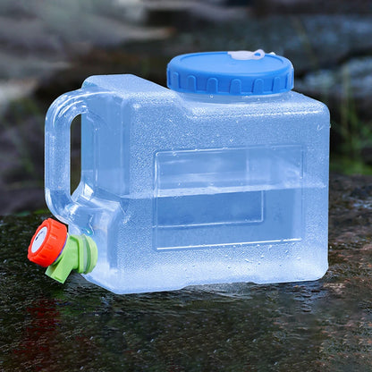 15-3L Portable Water Container with Spigot Water Storage Carrier Water Storage Container for Outdoor Camping Picnic Water Bottle