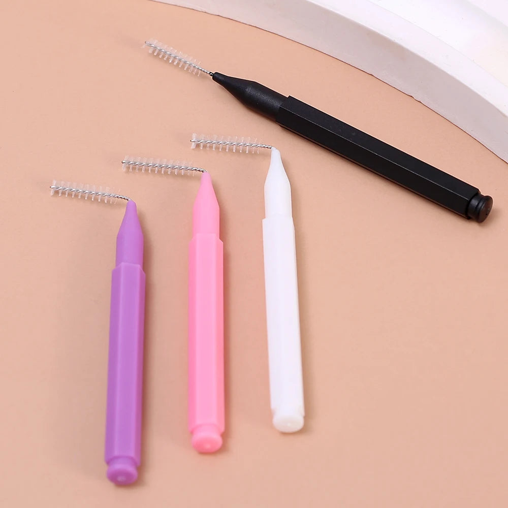 20/50PS Portable Mini Eyebrow Brushes Disposable Eyelash Brow Lifting Brush Applicators Lash Extension Comb Beauty Makeup Tools