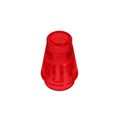 10PCS 59900 4589 1x1 Cone Block Moc Building Loose Parts Compatible with Brick DIY Children's Toy Assembly Gift