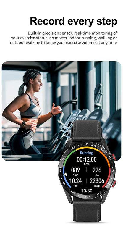 2026 NEW 1.5 inch Smart Watch Men Bluetooth Call Heart Rate ECG Health Fitness Sports Watch Waterproof Business Man Smartwatch