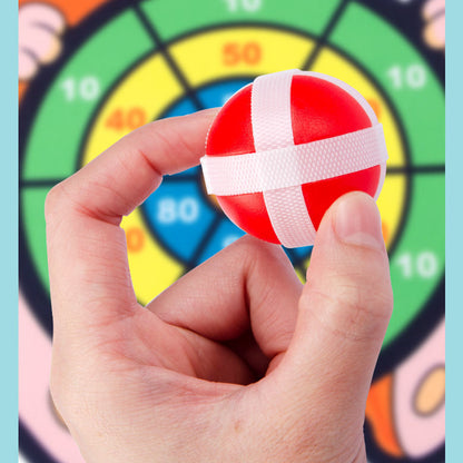 Sticky Ball Dart Board Target Sports Game Toys For Children Outdoor Party Toys Target Sticky Ball Throw Educational Board Games