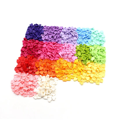100pcs MOC 39739 Tile Round 1x1 Heart Building Blocks Sets Love Peach Compatible with Educational Creative Kids Children Toys