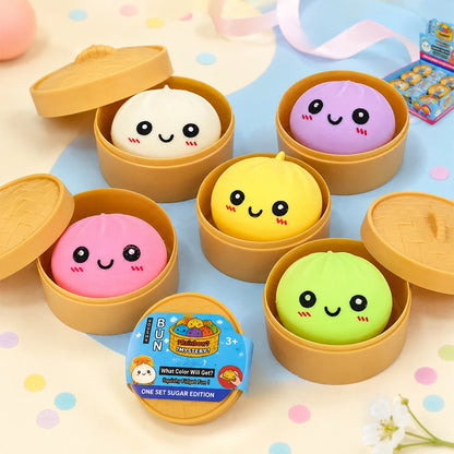 Rainbow Oversized Dumpling Squishies Soft Slow Rebound Sensory Squeeze Toy Relief Anxiety Fidget Stress Ball for ADHD Autism