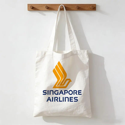 Singapore Airlines Storage Bags Handbag Women Casual Underarm Top Handle Bag Lady Shopping Travel Bags