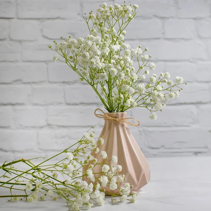 Artificial Plastics Gypsophila Flower Outdoor Garden Party Courtyard Home Vases Table Wedding Bridal Bouquet DIY Gifts Accessory
