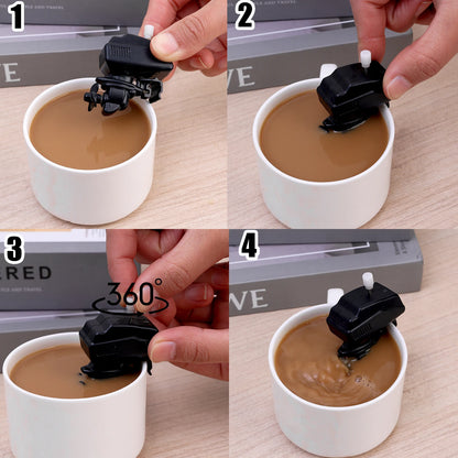 3/1pcs Wind Up Mini Boat Motor Coffee Stirrer Sturdy Easy To Clean Boat Engine Coffee Stirrer Unique Boat Coffee kitchen Stirrer