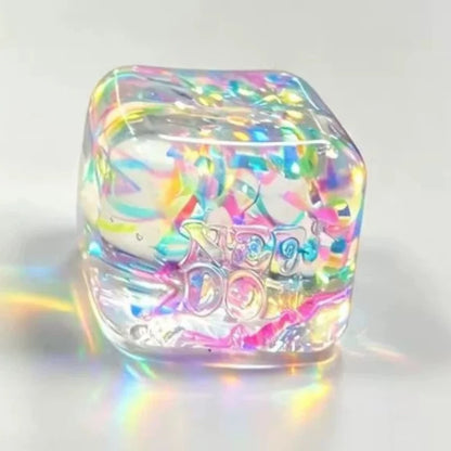 @Needoh Holographic Ribbon Squeeze Sensory Colorful Knead Stretch Anxiety Relief ADHD Fidget Leisure Adult Gift