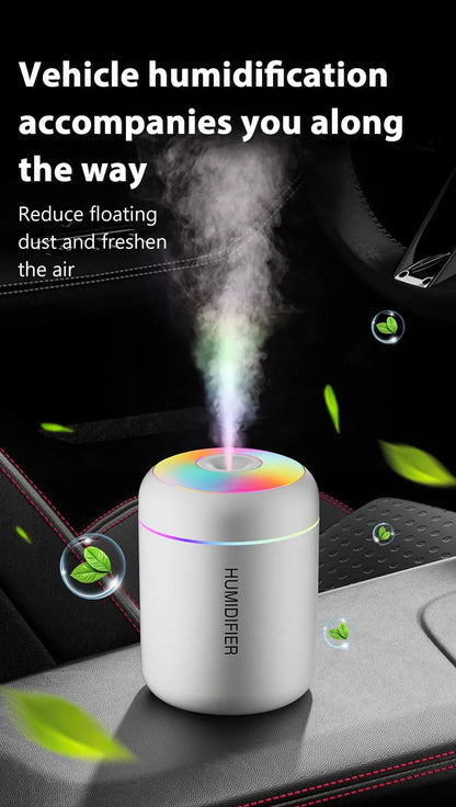 180ML Mini Air Humidifier USB Electric Aroma Diffuser Essential Oil Purifier Aromatherapy Mist Maker Lights For Car Home Bedroom