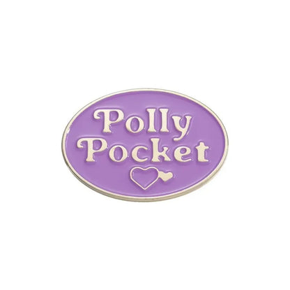 Polly Pocket Pendant Keychain Vintage Micro Playset Collectible Toy For Women Backpack Jacket Hat Fashion Accessory