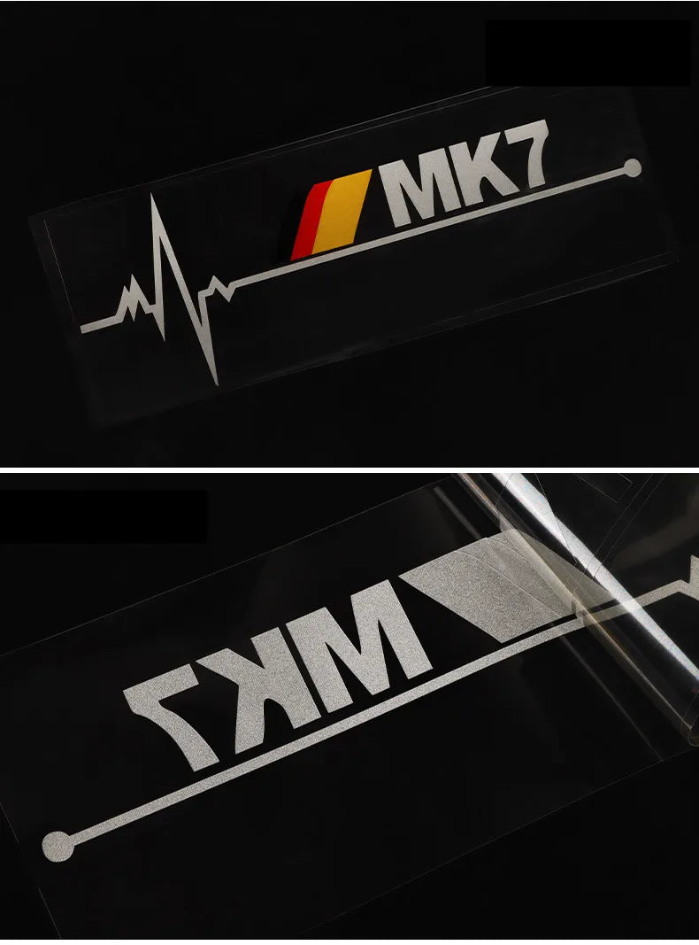 1 Pcs Reflective Body Vinyl German Flag Style Car Window Stickers, For Volkswagen VW, Golf MK1 MK2 MK3 MK4 MK5 MK6 MK7 MK8  Pers