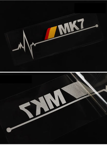 1 Pcs Reflective Body Vinyl German Flag Style Car Window Stickers, For Volkswagen VW, Golf MK1 MK2 MK3 MK4 MK5 MK6 MK7 MK8  Pers