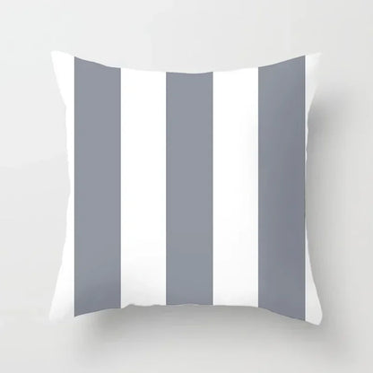 European Gray Pillowcase Geometric Pillow Cover Sofa Cushion Cover Garden Throw Pillows Hotel Outdoor Cushions car Chair 45X45cm