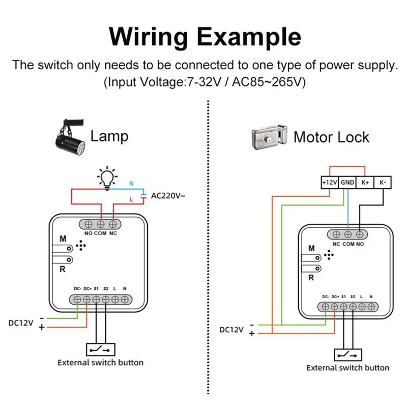 【ORNAMENT】Zigbee Smart Switch Module Mini Momentary Self-Locking 10A DIY Breaker Controller For Tuya/Smart Life App