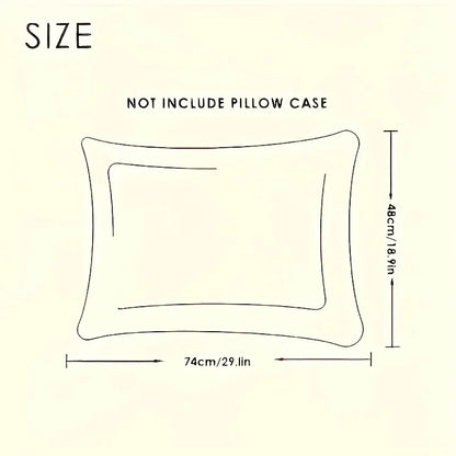 1pc 48x74cm Twisted Hotel Star Home Use Pillow Core - Soft Supportive Bed Pillows,Suitable For Dormitory Single Bed Pillow Cores