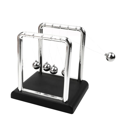 Physics Science Pendulum Steel Balance Ball Newton Ball Desk Table Decor Metal Pendulum Ball Newton's Cradle