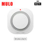 ZigBee WiFi Smart Smoke Detector Alarm, Works with Tuya Smart Life App Compatible Fire Sensor for Home Security, App Alerts