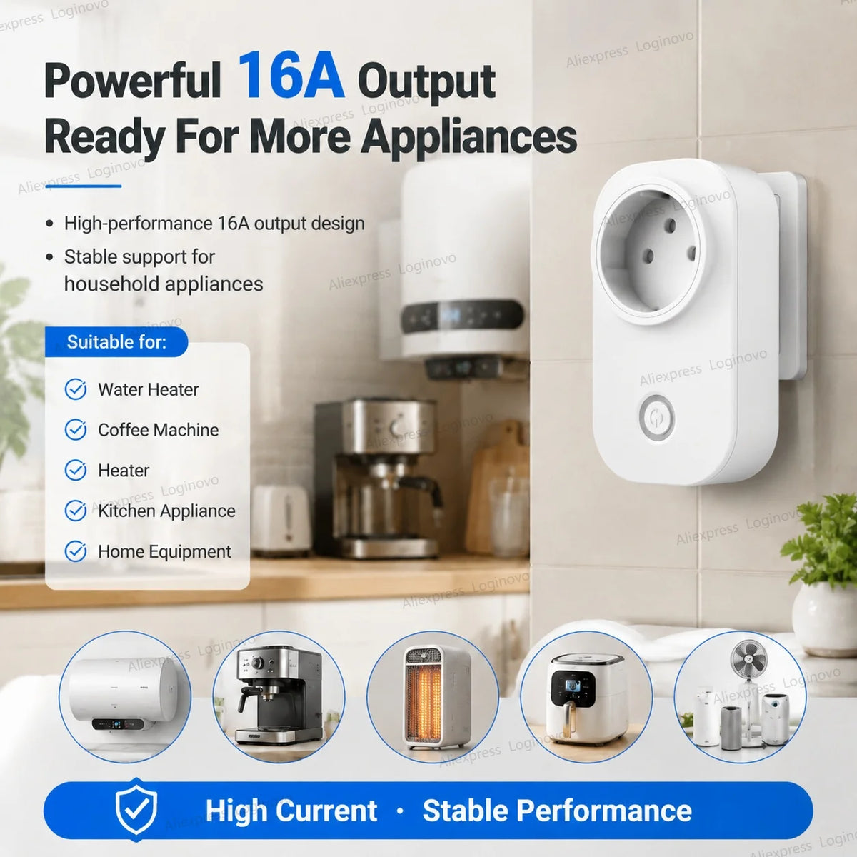 16A Tuya Smart Plug WiFi Zigbee Smart Socket Israel Plug With Energy Monitoring Timer Voice Control Alexa Google Smart Life APP