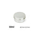 5ml-250ml Cosmetic Aluminum Cans Aluminum Boxes Silver Aluminum Tins Cans Screw Top Round Candle Spice Tins Cans Lid Containers