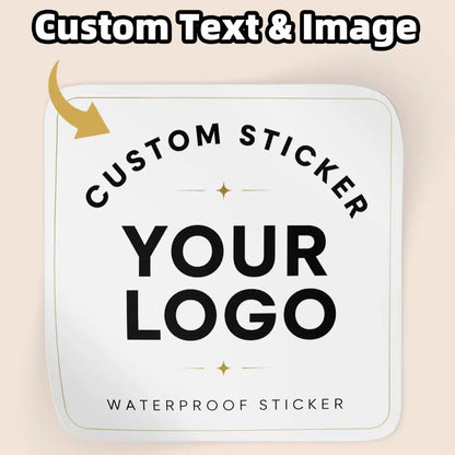 1-100Pcs Square Personalized Custom Stickers, Decor Labels for Holiday Gatherings, Memory Albums & Handmade Keepsakes