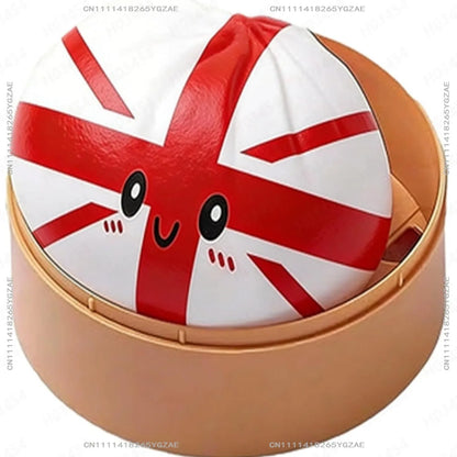 2026 football series steamed bun Squishy Stress Ball Fidget Toy, Soft Squeeze Anxiety Relief Sensory Toy for Kids Adults