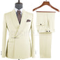 Elegant 2-Piece Men's Suit Slim Fit  Blazer And Pants Set for Wedding Groom Tuxedo Business Party