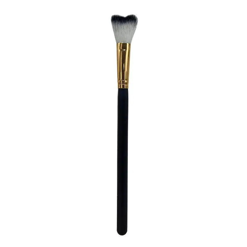 1Pc Curved Lash Shampoo Brush - Soft Bristle For Eyelash Extension Cleansing Makeup Removal Bath Swoop Beauty Tool