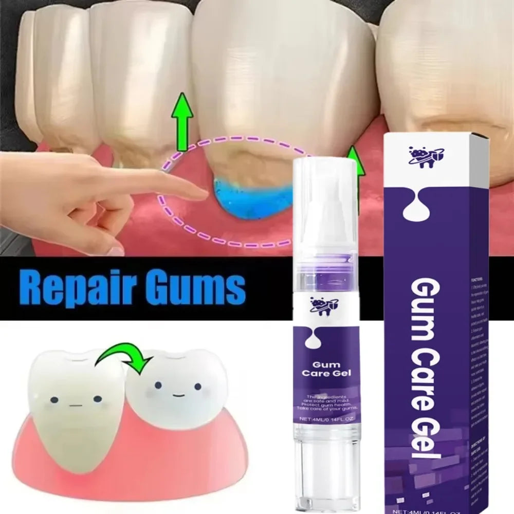 Damaged Gum Repair Care Gel Relieve Sore Gums Allergy Deep Cleaning Teeth Stains Tartar Serum Dental Caries Toothpaste