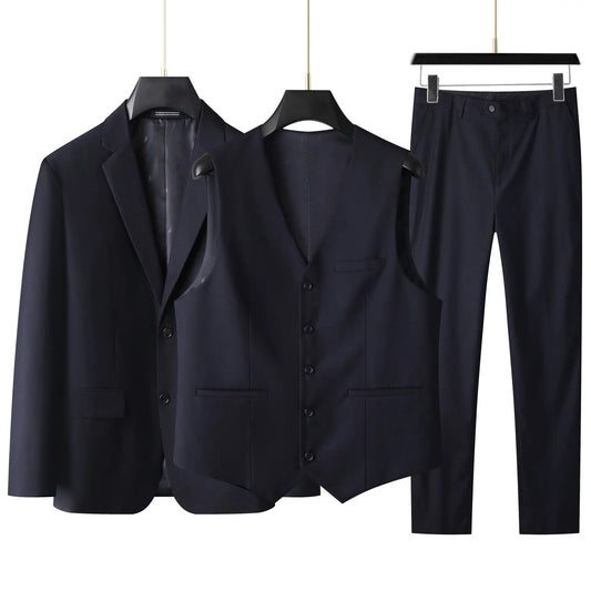 High Quality M-10XL Men's Stylish and Stylish Wedding Suit Business Goods Plus Size Suit Handsome and Stylish Clothing Plus Size