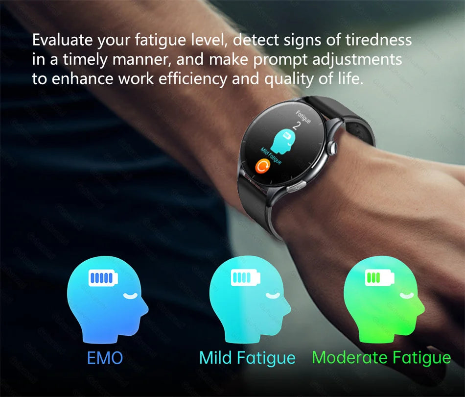 2026New Smart Watch For Men Micro-examination Health Blood pressure Uric Acid ECG+PPG Fitness Tracker Clock Smartwatch Women Men