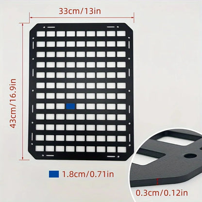 Car storage hanging plate car MOLLE accessories tactical hanging plate sun visor multifunctional storage