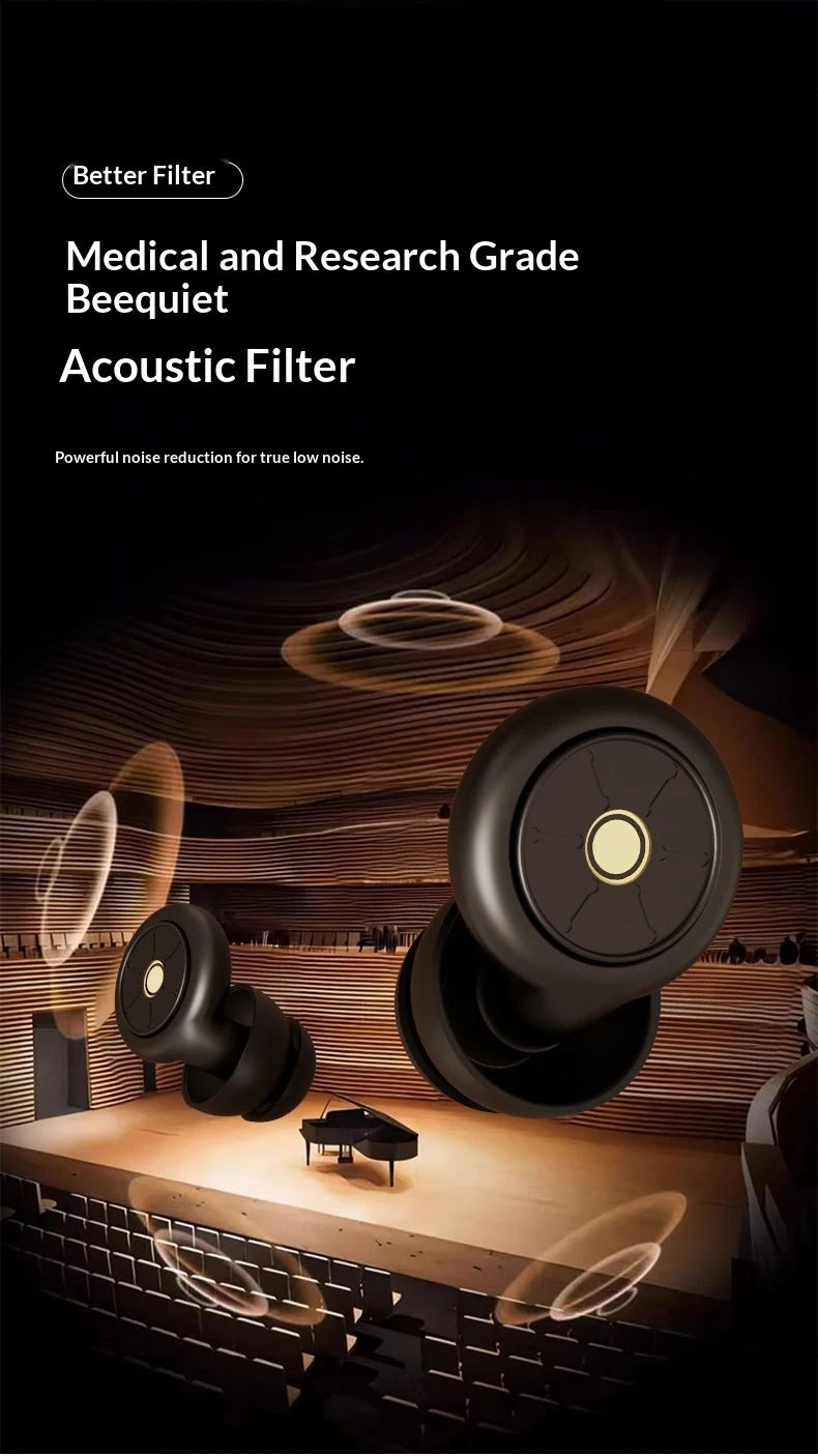 EarPlugs for Sleeping Noise Cancelling 50dB,Reusable Silicone Earplugs Strong Sound Insulation,Multiple Sizes of Ear Caps